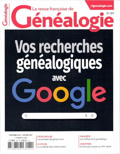 La Revue Française de Généalogie  N° 269