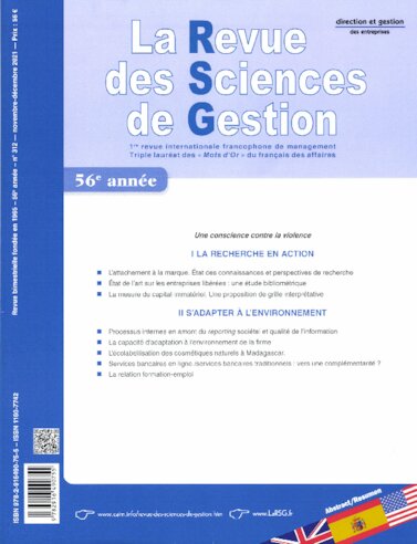 La Revue des Sciences de Gestion N° 312